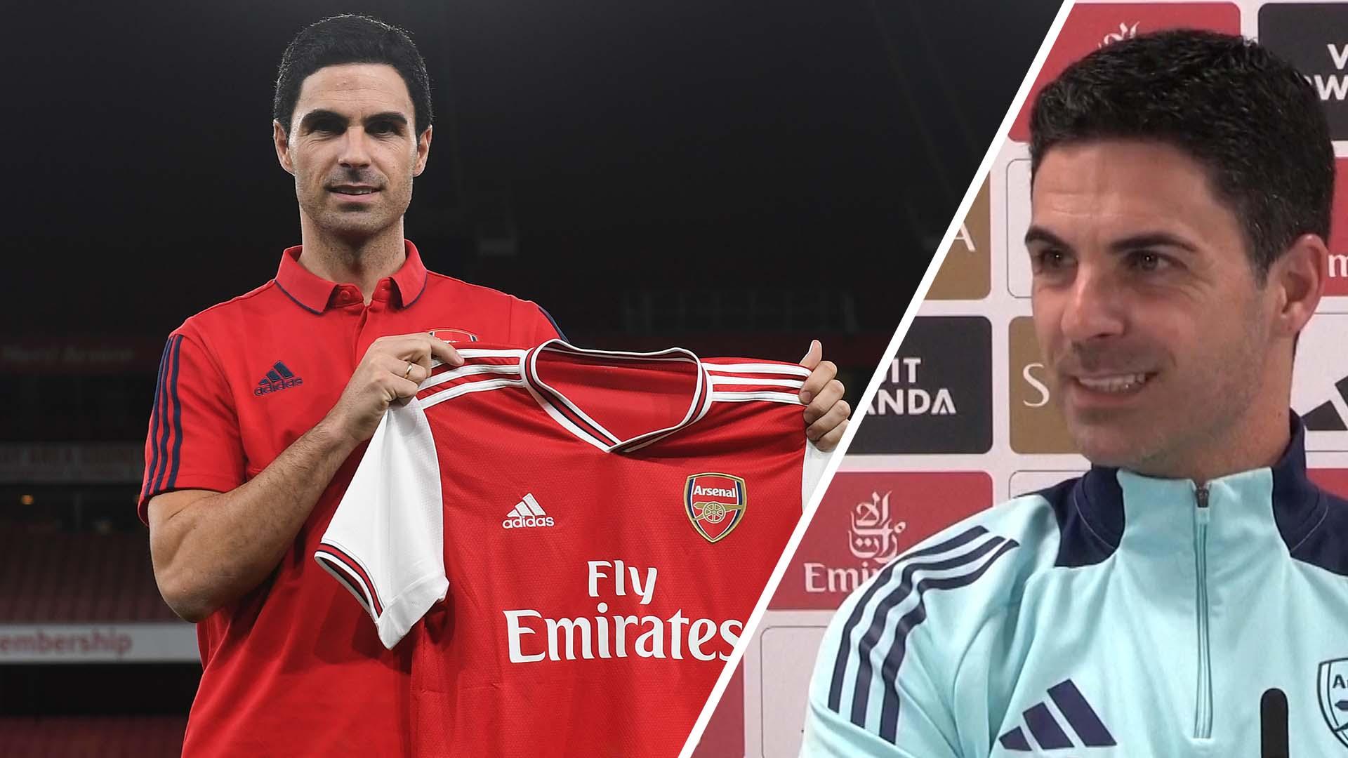 Arteta: Impossible to imagine not being Arsenal manager