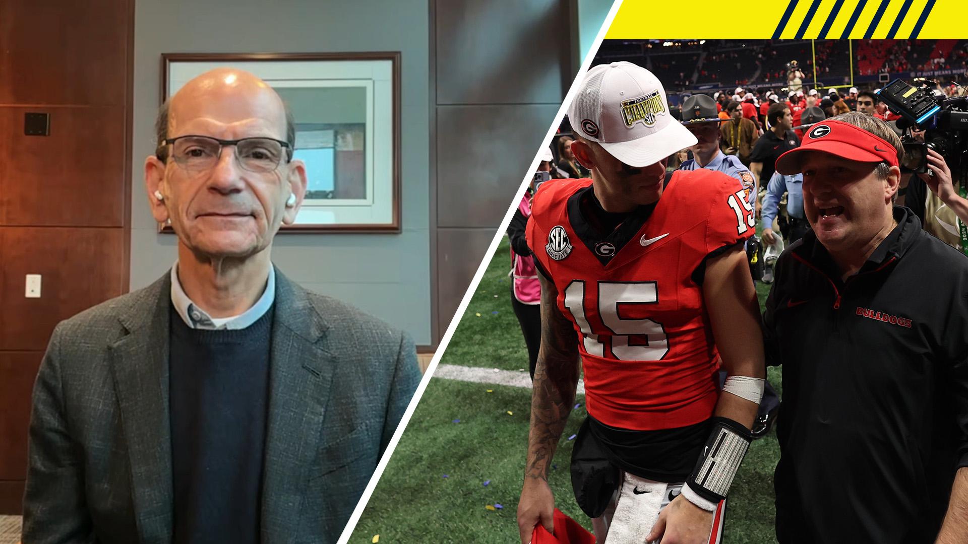 Finebaum: UGA can still do well in CFP without Carson Beck