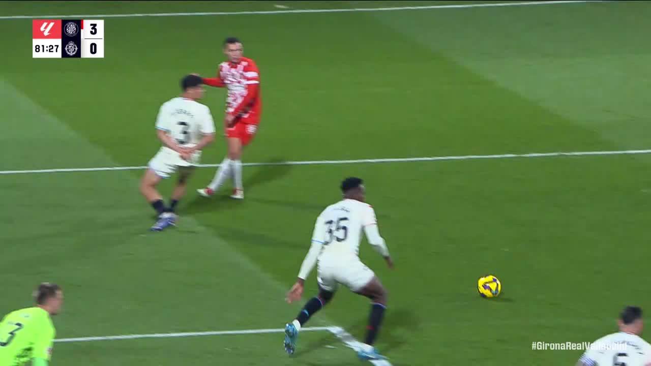 Arnaut Danjuma finds the back of the net for Girona