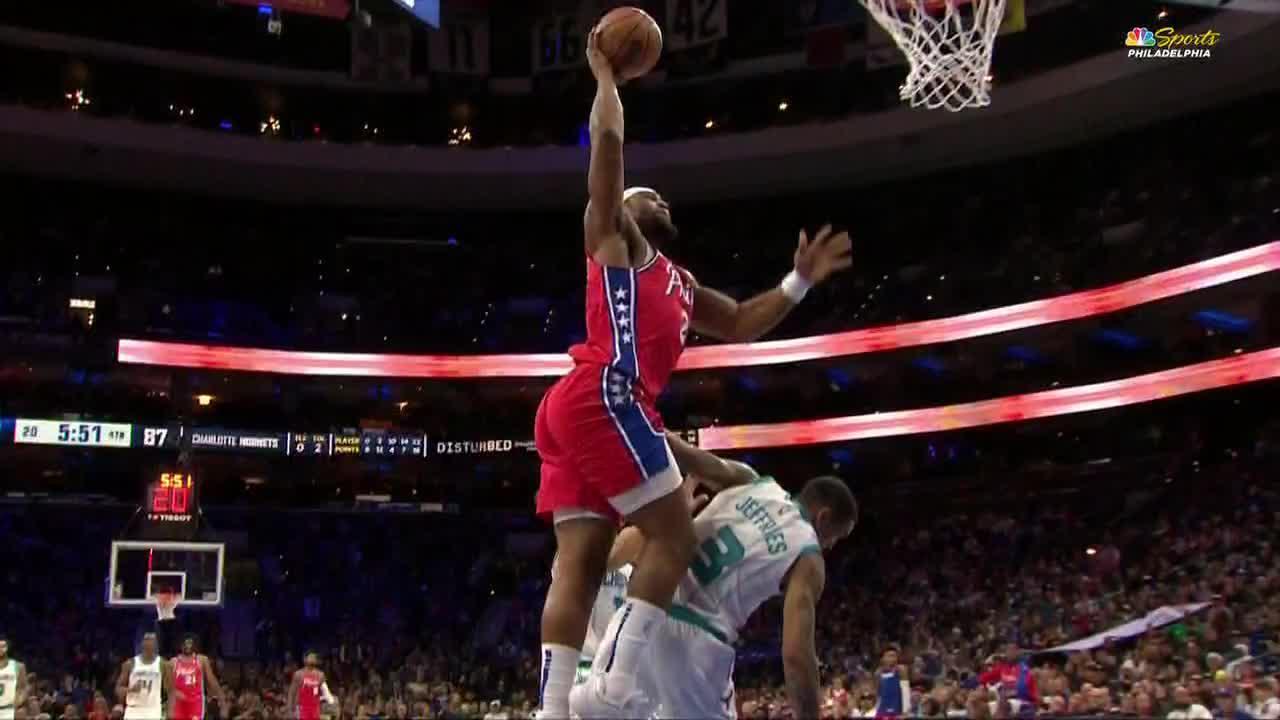 Guerschon Yabusele throws down outrageous poster slam