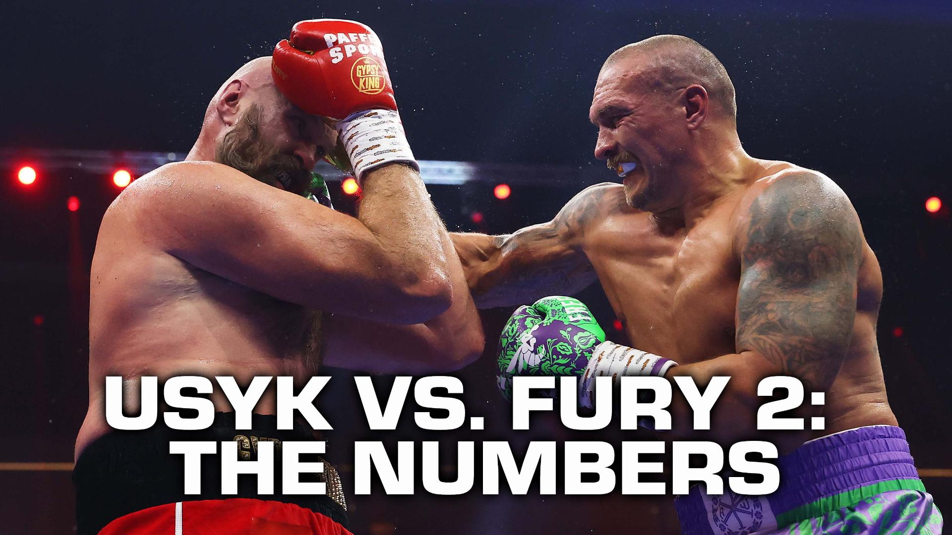 The numbers behind Oleksandr Usyk's win over Tyson Fury