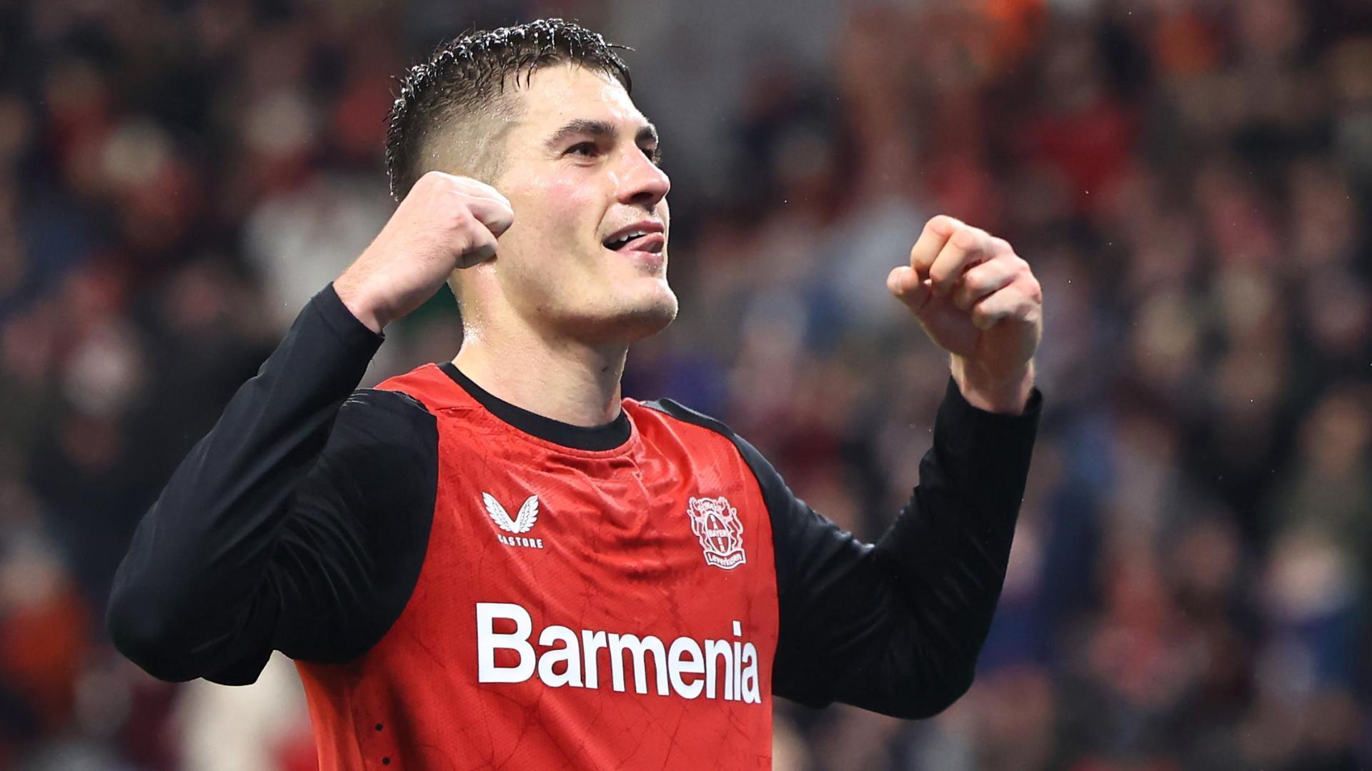 Patrik Schick bags four goals in big Bayer Leverkusen win