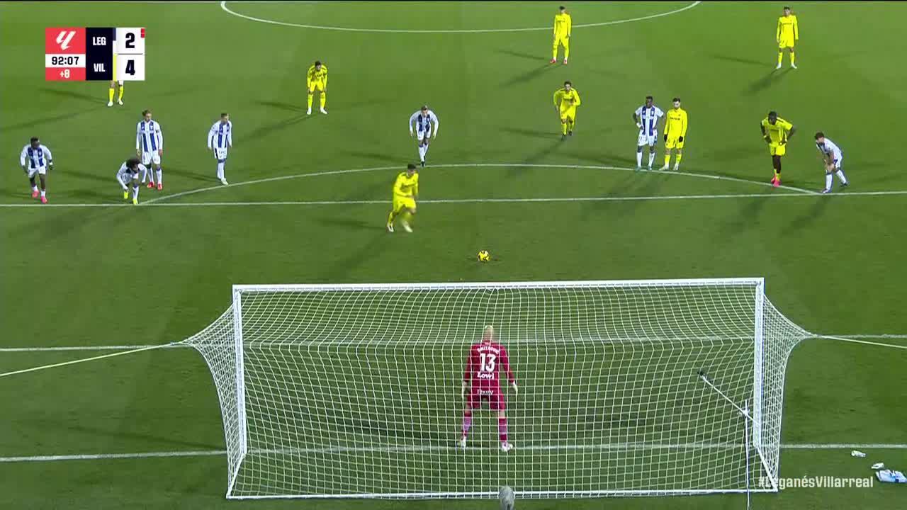 Gerard Moreno scores Penalty Goals vs. Leganés