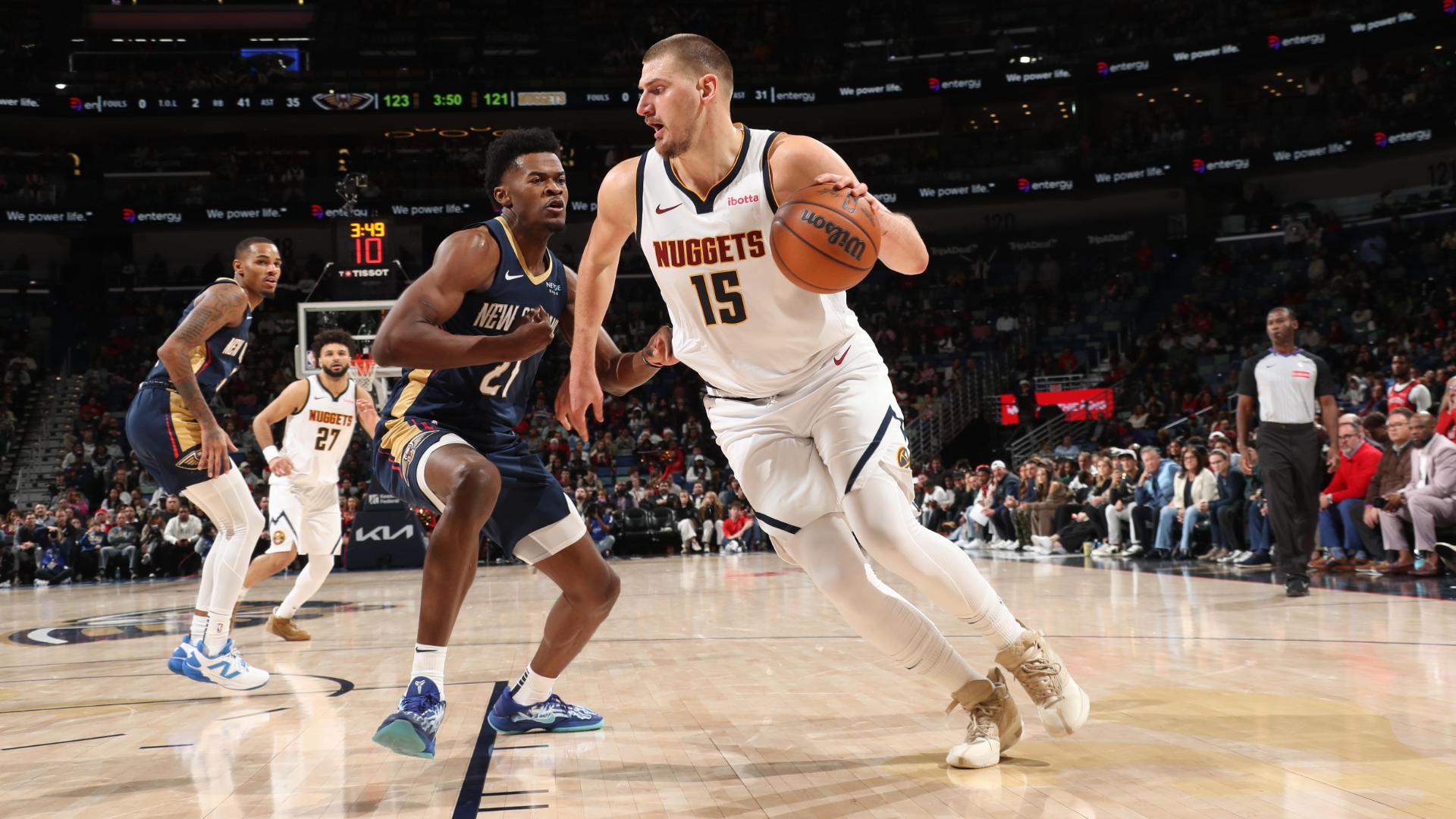 Jokic racks up his 6th consecutive triple-double vs. the Pels