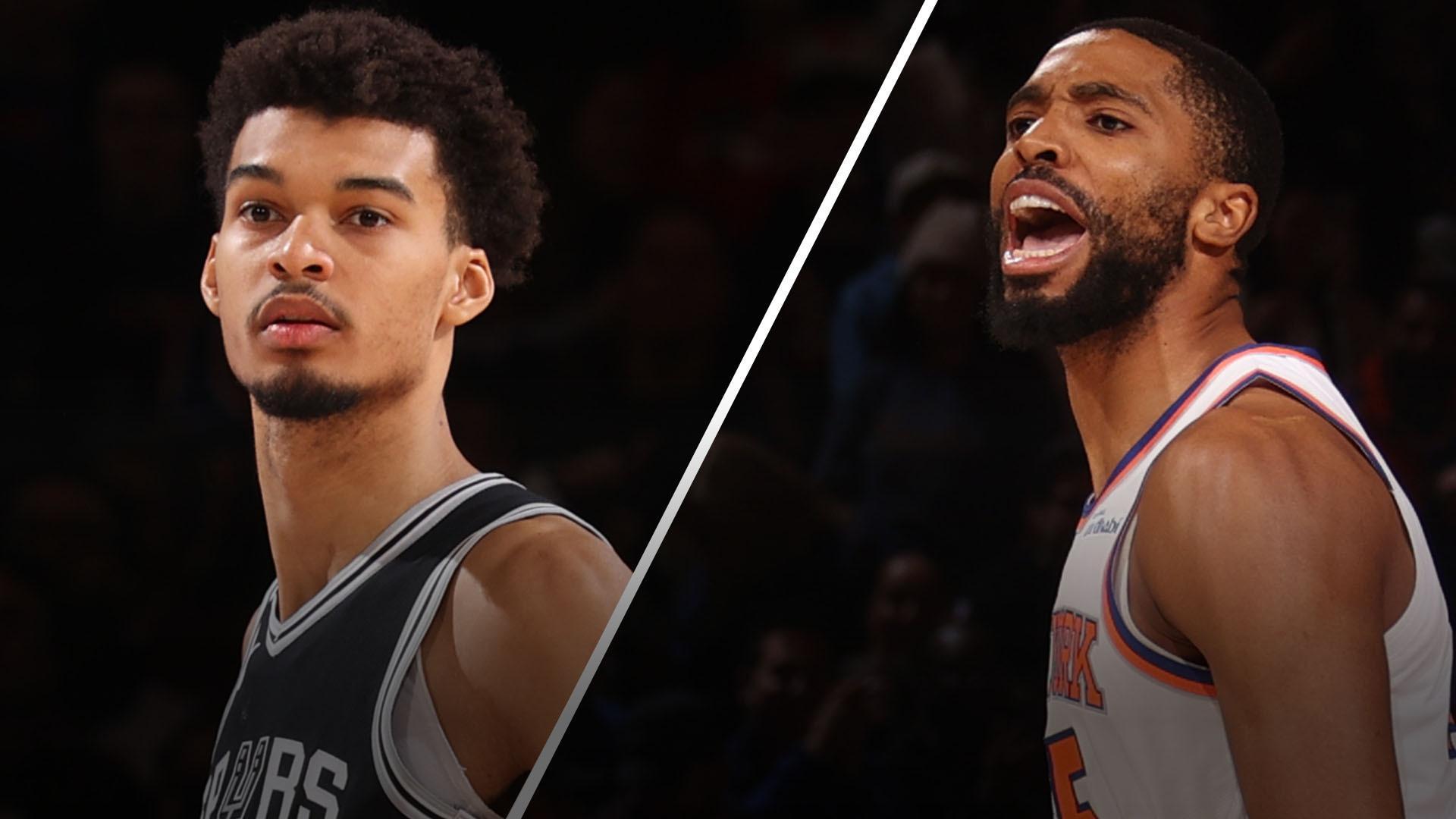 Wemby, Mikal Bridges both top 40 as Knicks outlast Spurs on Christmas