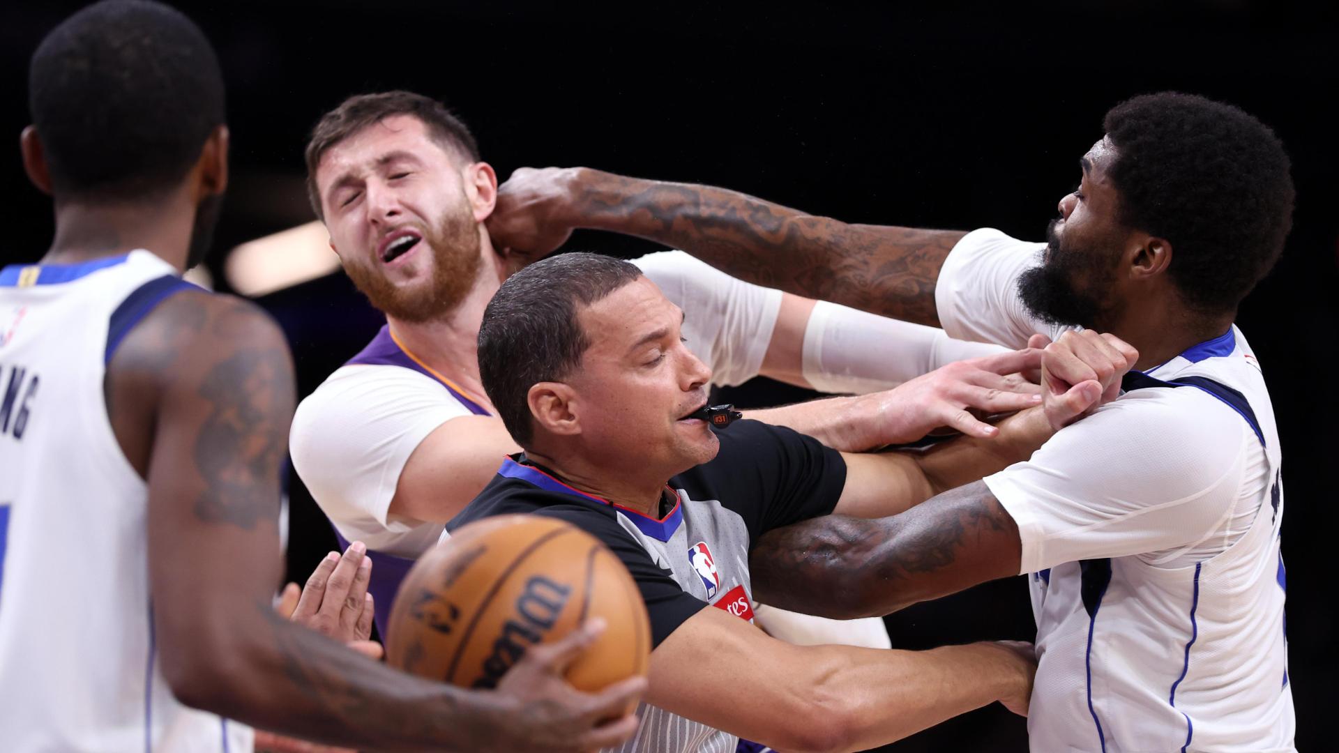 Nurkic, Marshall and Washington ejected after Mavs and Suns scuffle