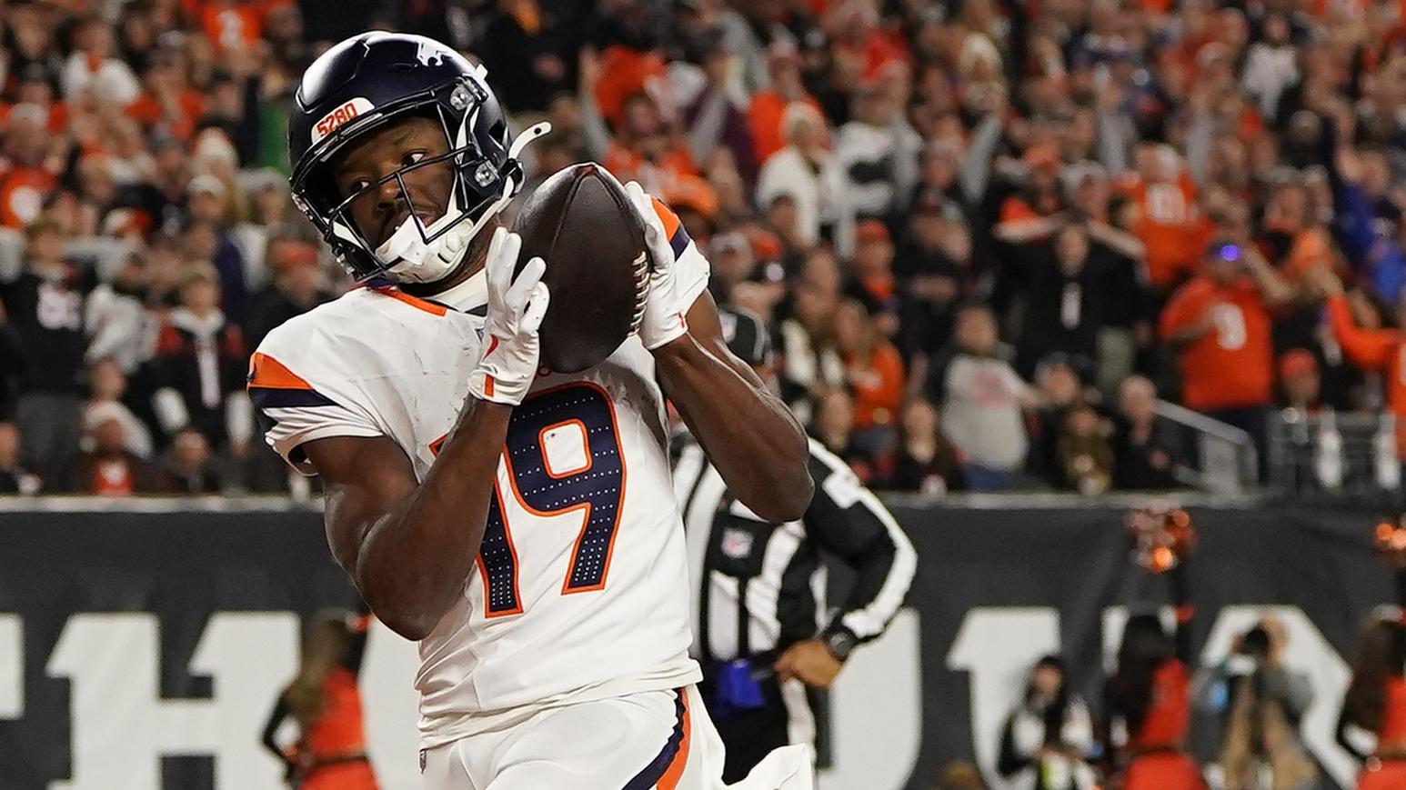 Marvin Mims Jr. collects 51-yard dime from Bo Nix for Broncos TD