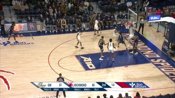 Richmond basketball score discount