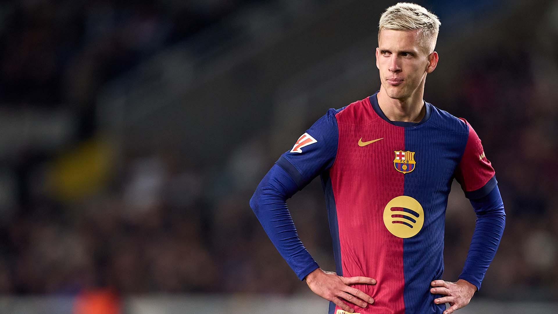 What's happening with Dani Olmo's Barcelona registration?