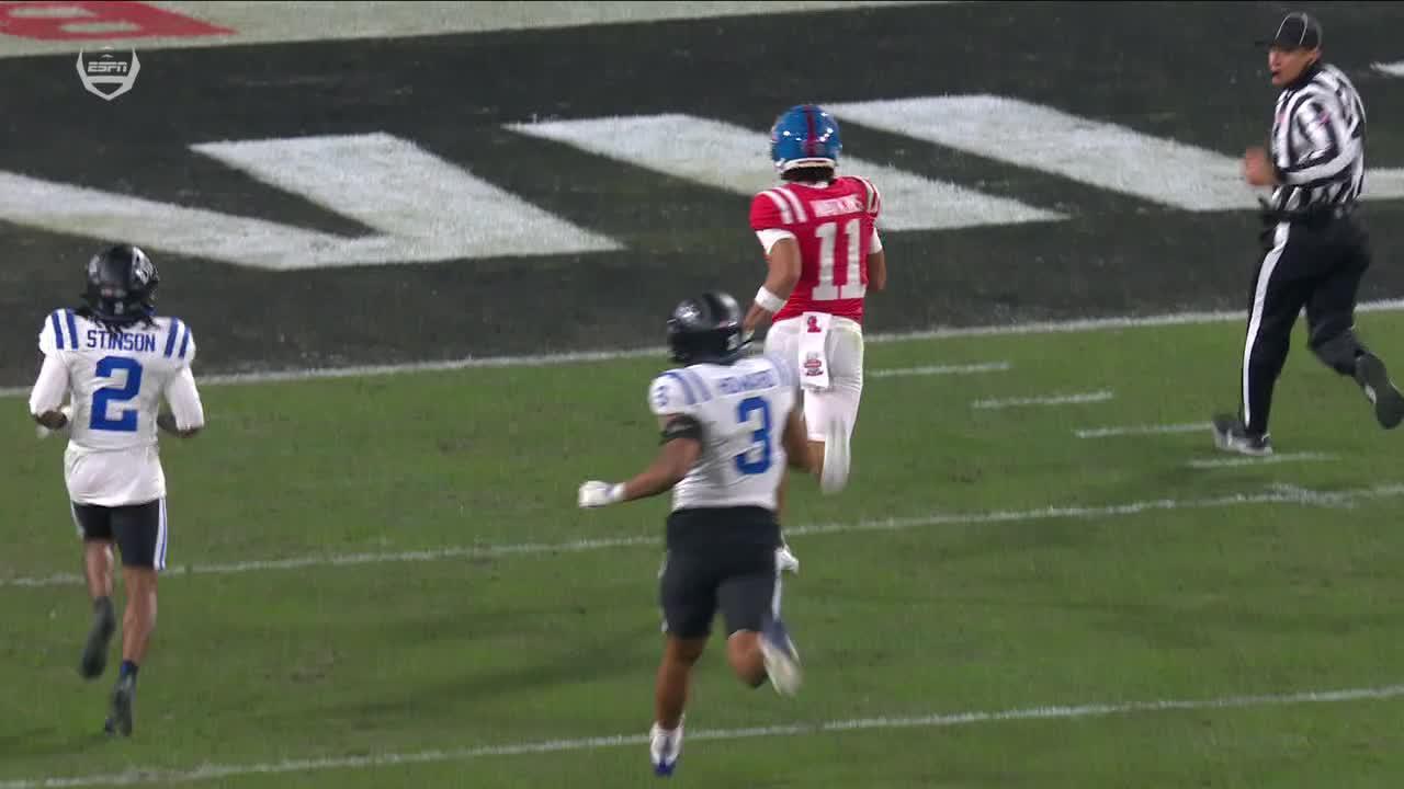 Jordan Watkins flies in for 69-yard Ole Miss TD