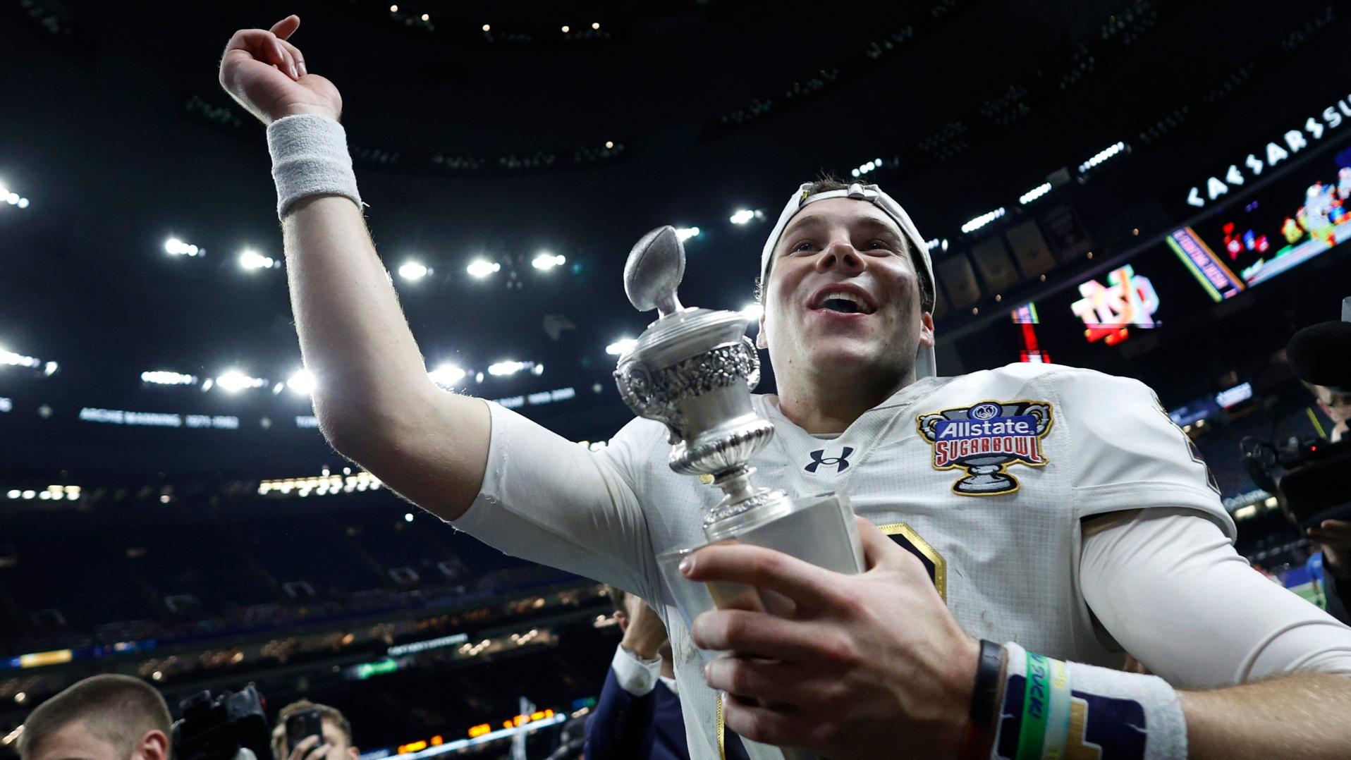 Notre Dame stomps out Georgia in commanding Sugar Bowl win