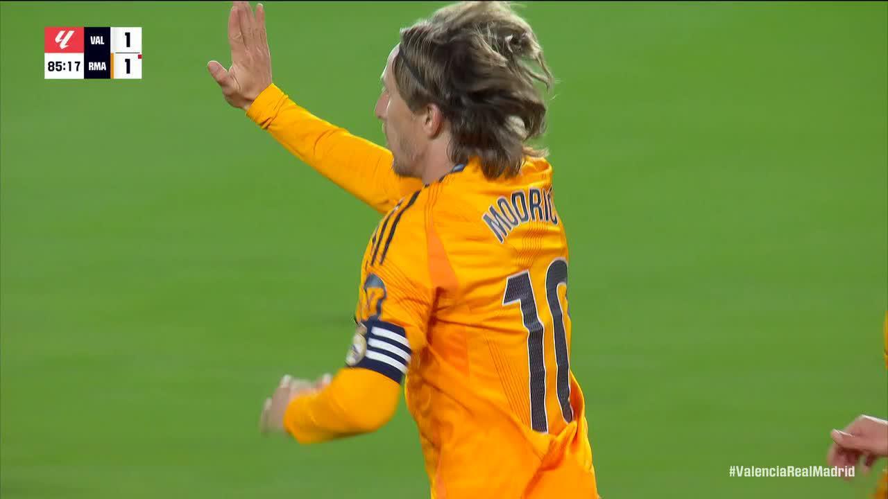 Luka Modric scores equalizer for Real Madrid