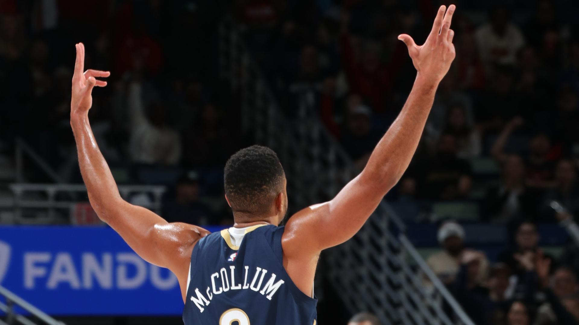 CJ McCollum drops 50 in Pels' win