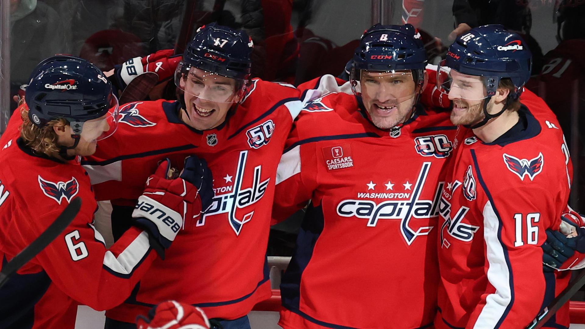 Alex Ovechkin scores his 872nd career goal to increase Caps' lead