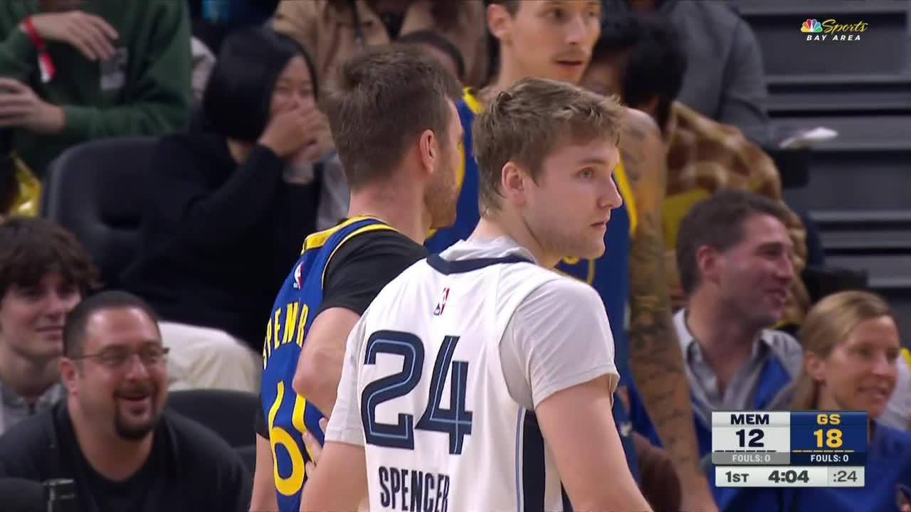 Spencer bros check into Grizzlies-Warriors opposite each other