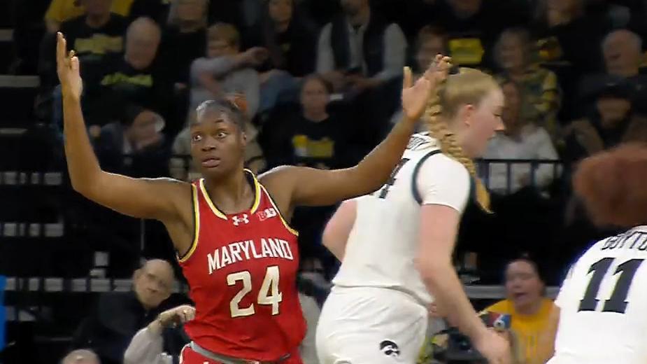 'Just how she drew it up!' Maryland's Bri McDaniel scores by accident