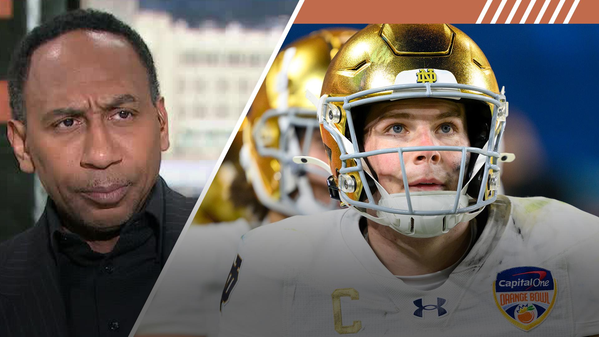 Stephen A. on Notre Dame's title chances: Irish are 'built differently'