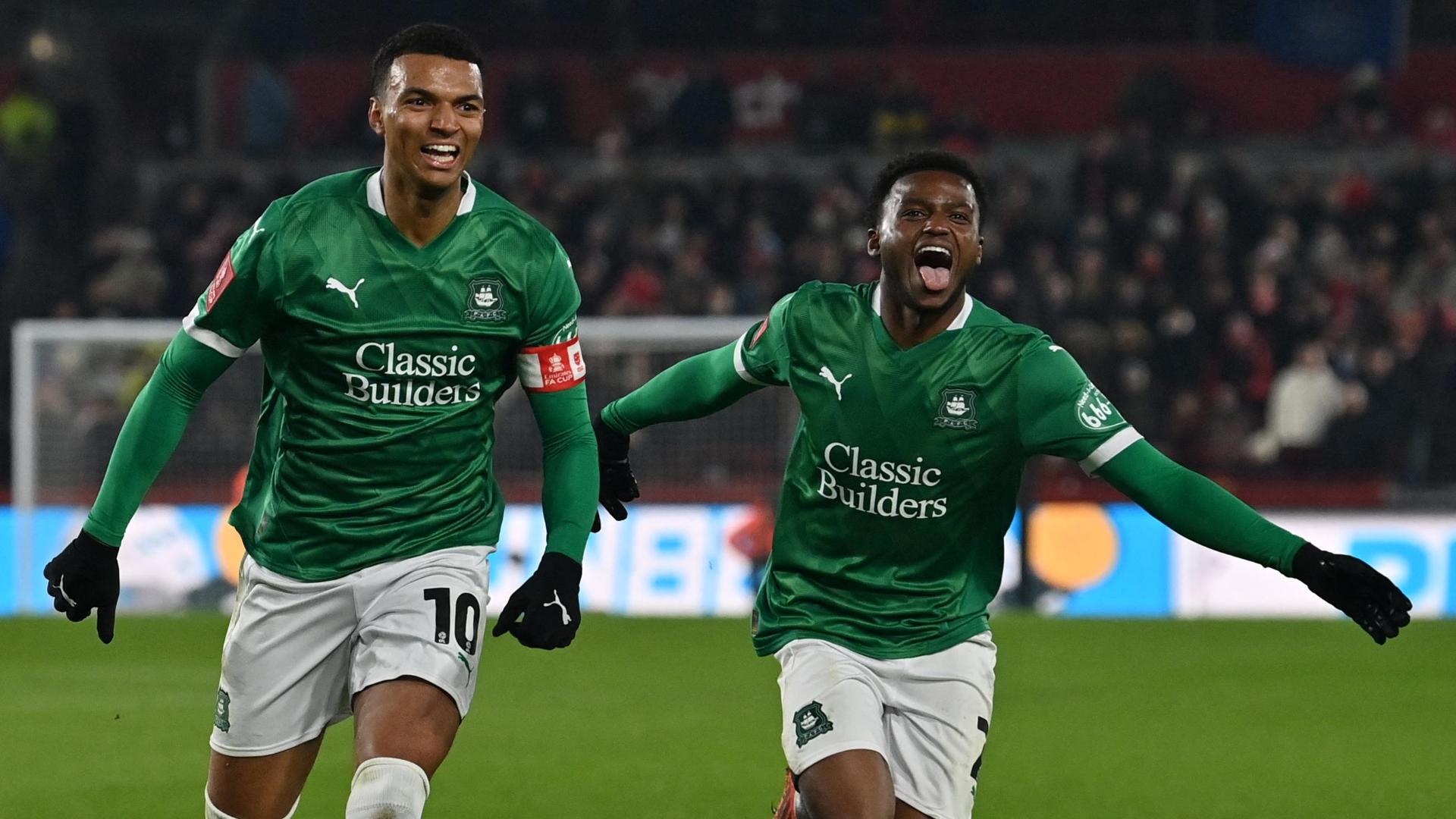 Plymouth stun Premier League side Brentford in FA Cup