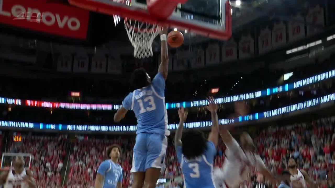 Jalen Washington seals UNC's win with game-ending block