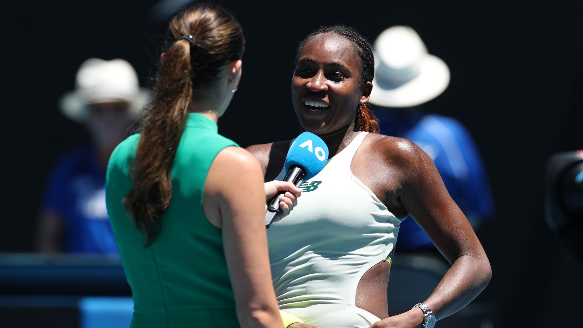 Coco Gauff details Marvel-inspired outfit at Australian Open