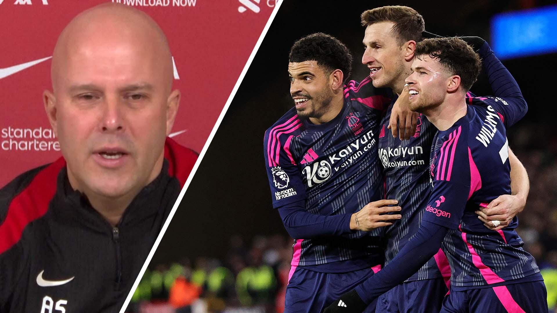 Slot: A 'very difficult challenge' to face Nottingham Forest
