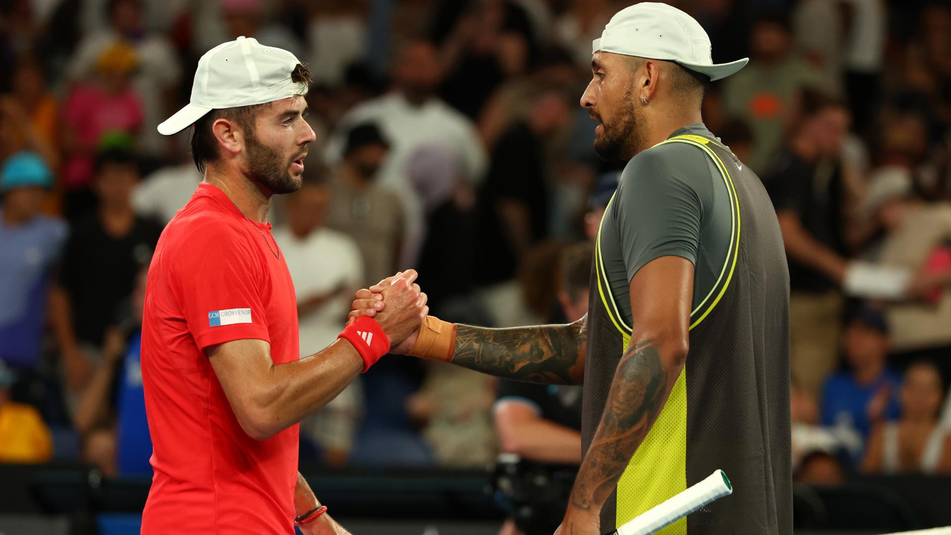 Jacob Fearnley blanks Nick Kyrgios to nab first-round win