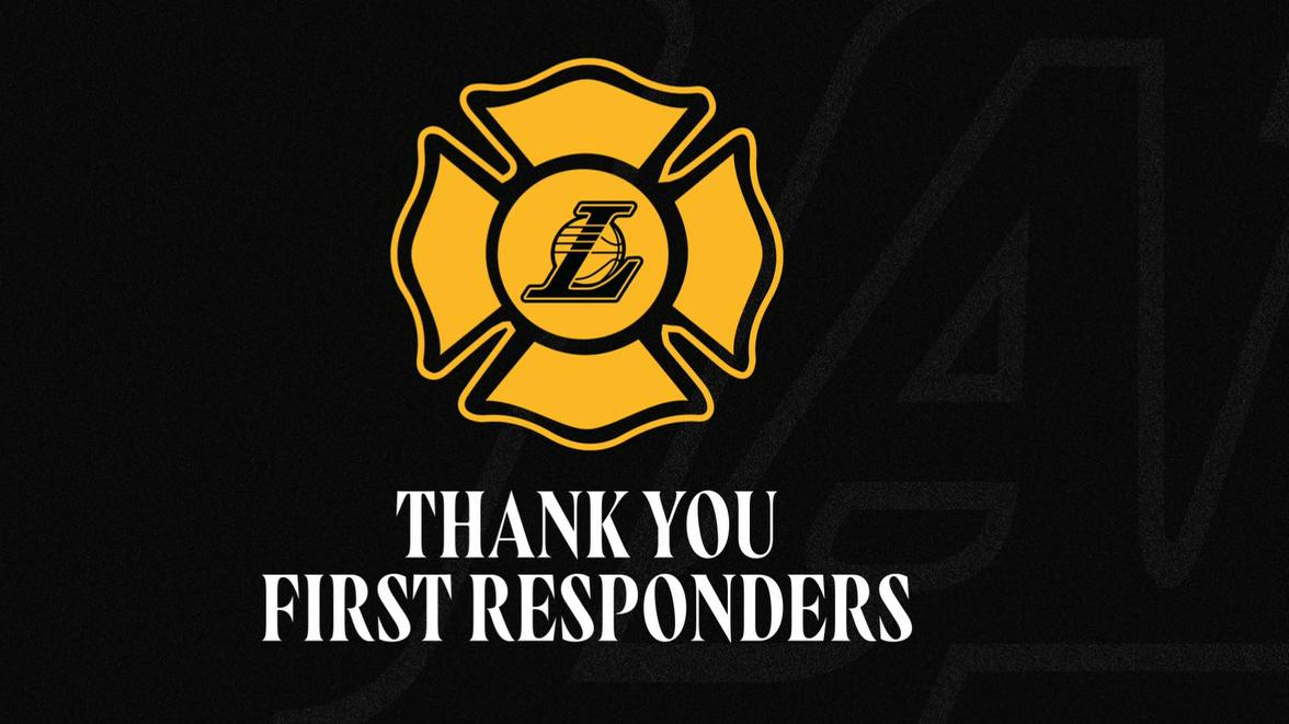 Lakers hold moment of silence, dedicate game to L.A. first responders