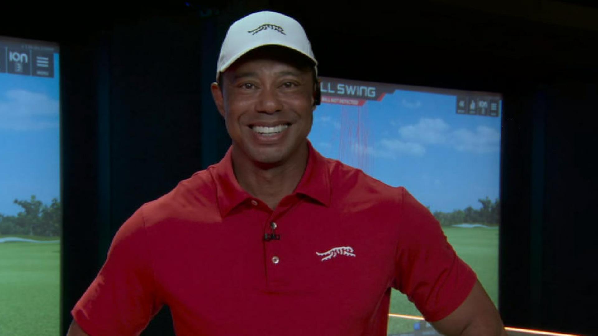 Tiger Woods can't contain his excitement for TGL