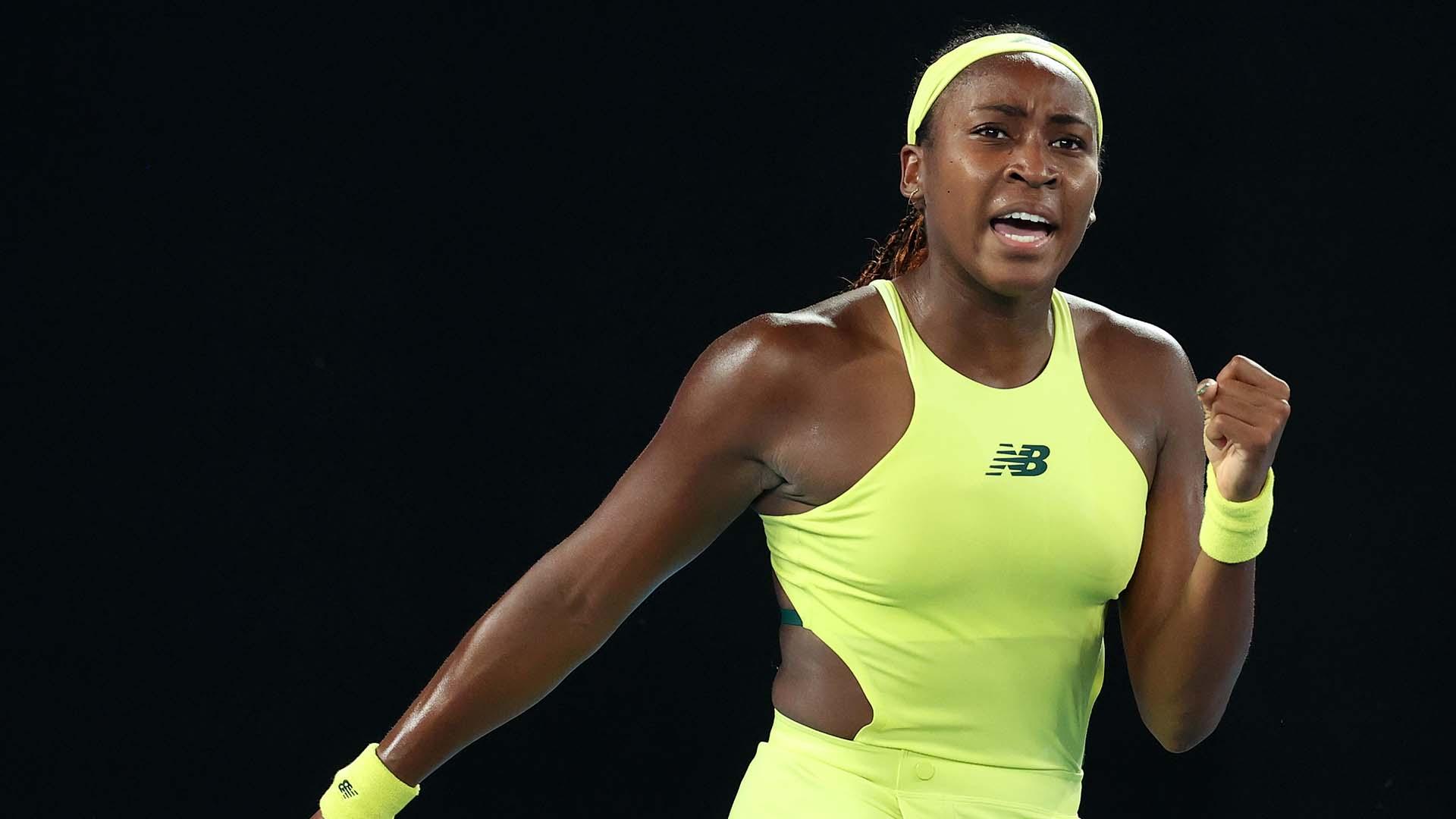 Gauff defeats Burrage to advance to third round of Australian Open