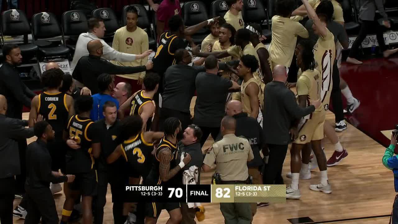 Pittsburgh, Florida State get heated