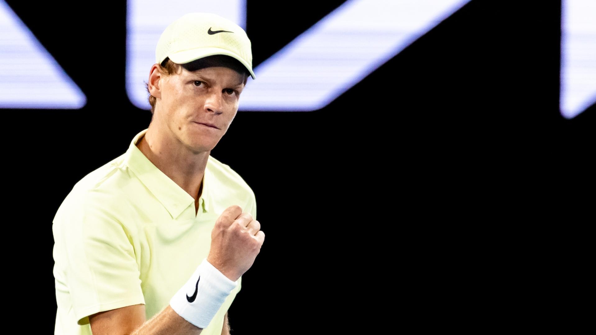 Sinner comes from behind to reach the Australian Open third round
