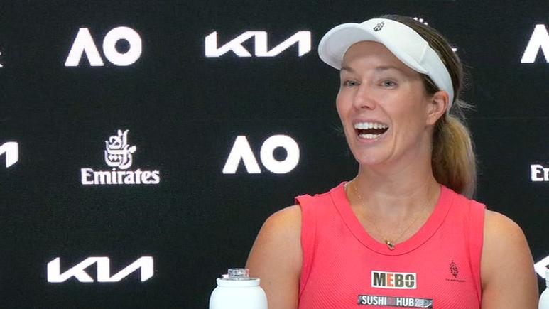 Danielle Collins thanks Aussie Open crowd for paying her bills