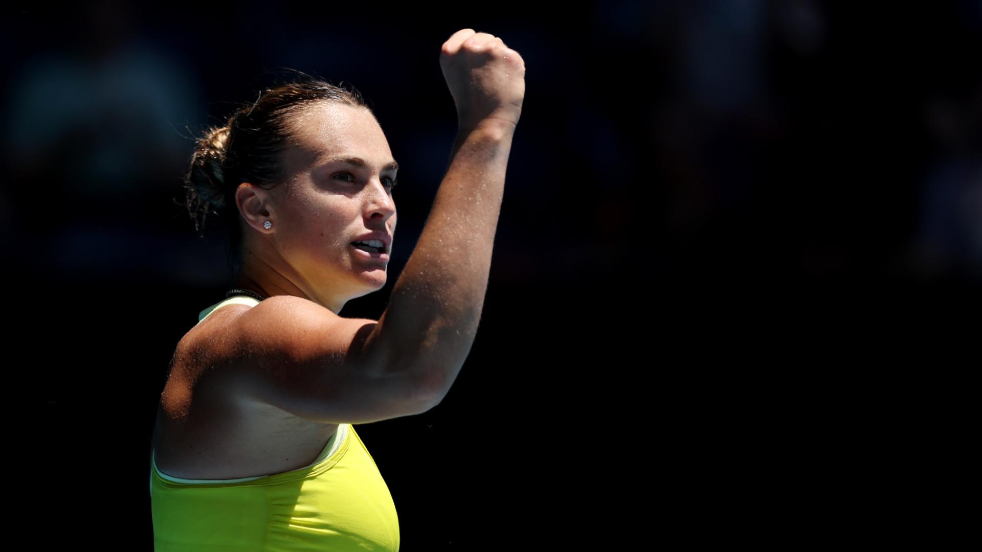 Top-seeded Sabalenka advances to 4th round with straight-sets victory