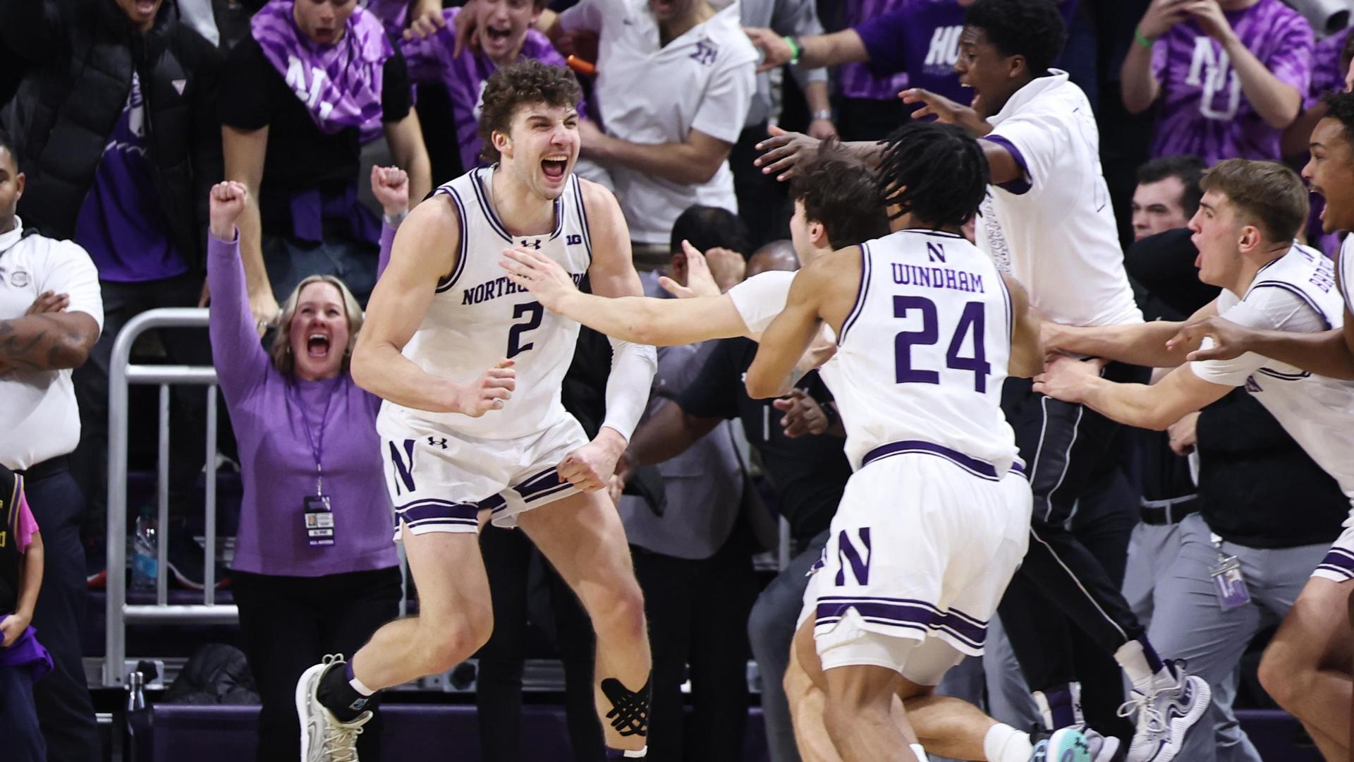 Northwestern sinks OT buzzer-beater to top Maryland