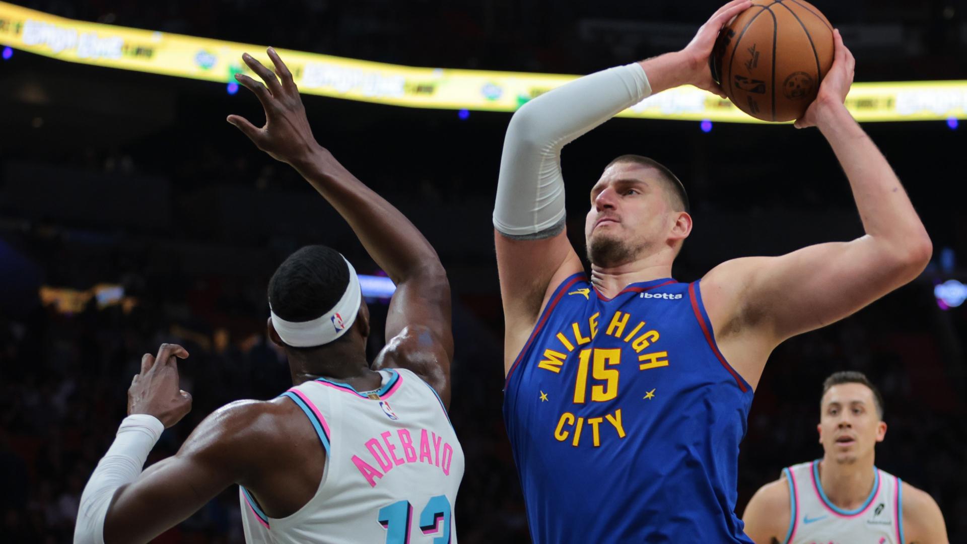 Nikola Jokic records his 18th career triple-double in win over Heat