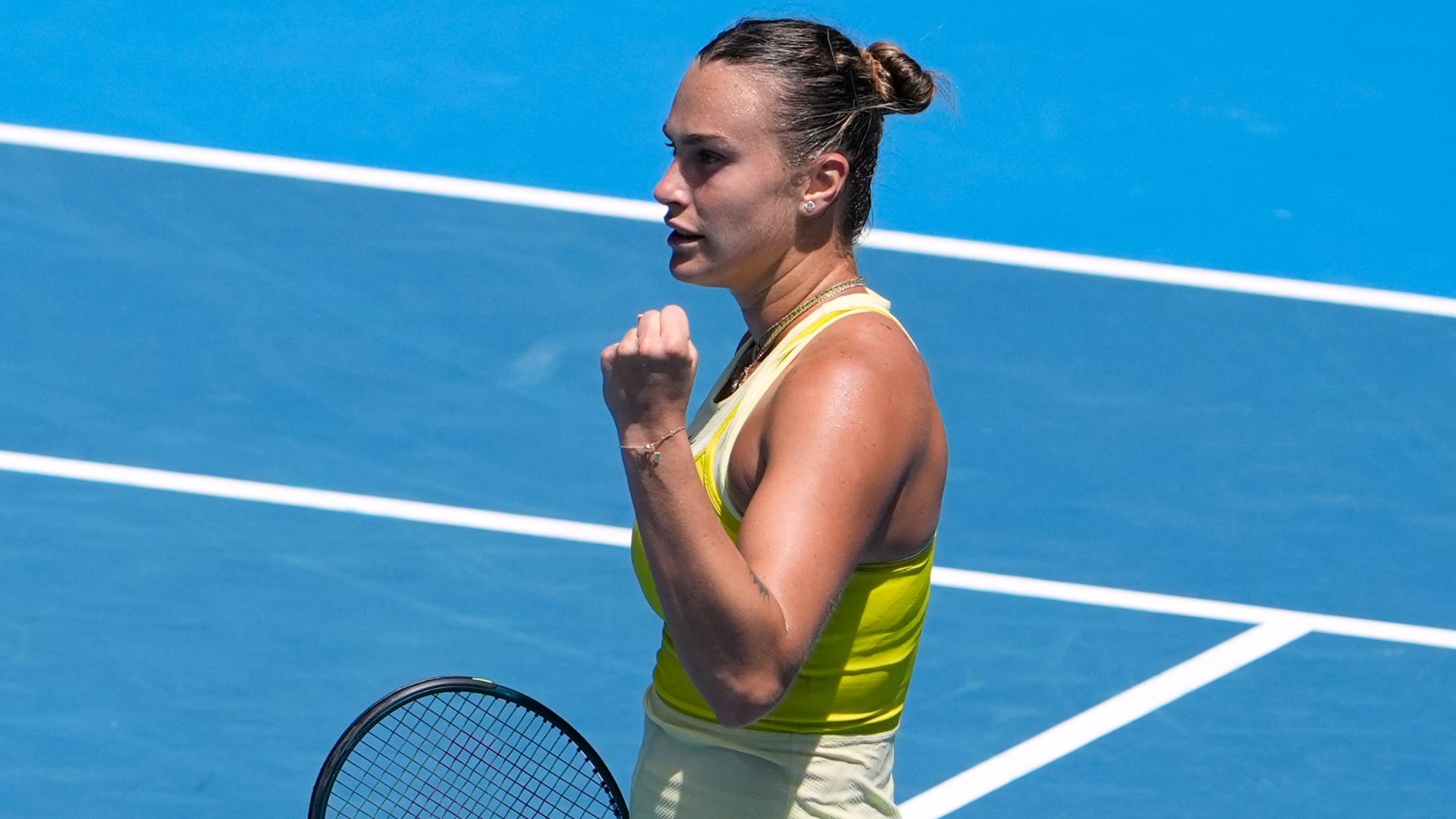Aryna Sabalenka coasts into Australian Open quarterfinals