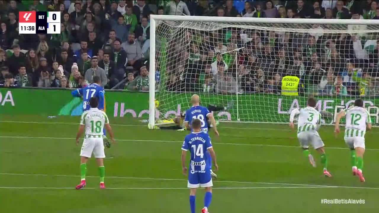 Enrique García scores Penalty Goals vs. Real Betis