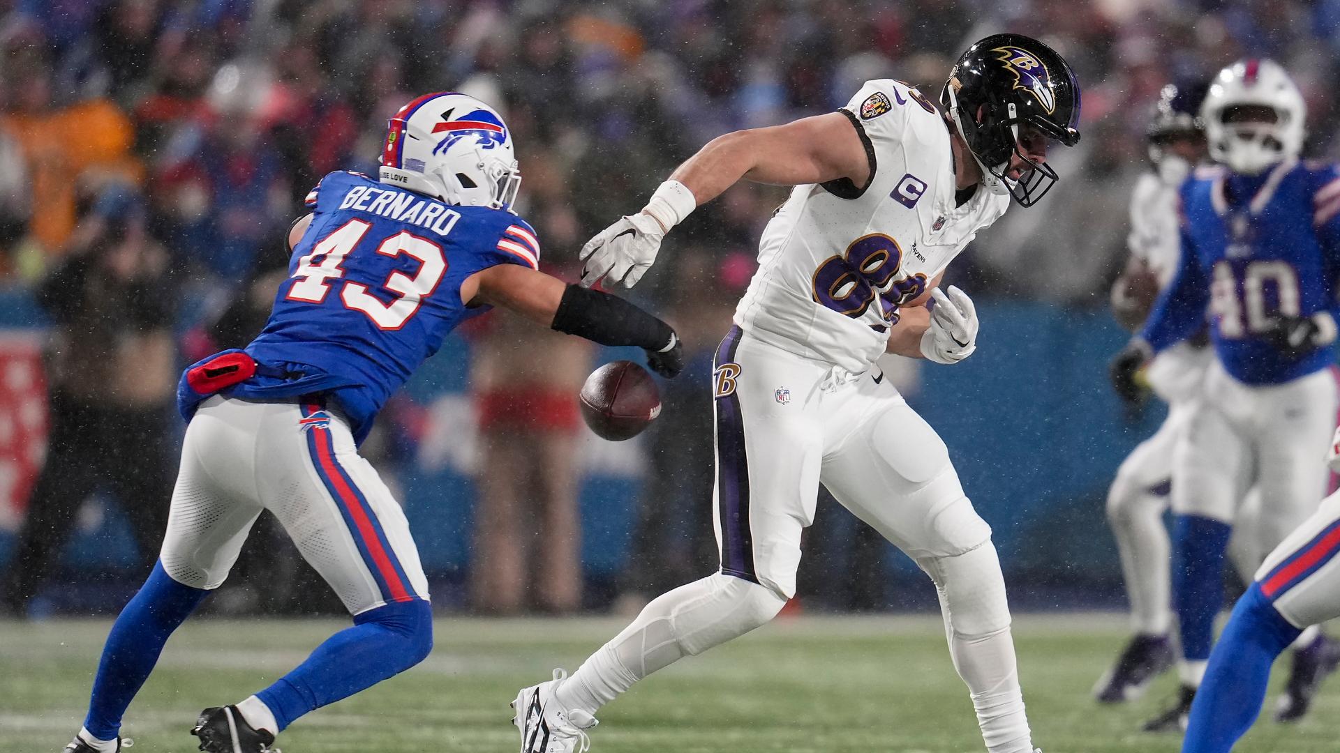 Mark Andrews fumbles for Ravens' 3rd turnover of the game