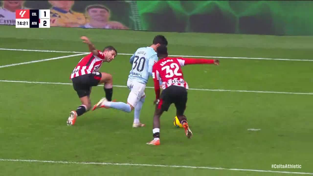 Hugo Álvarez scores goal for Celta Vigo