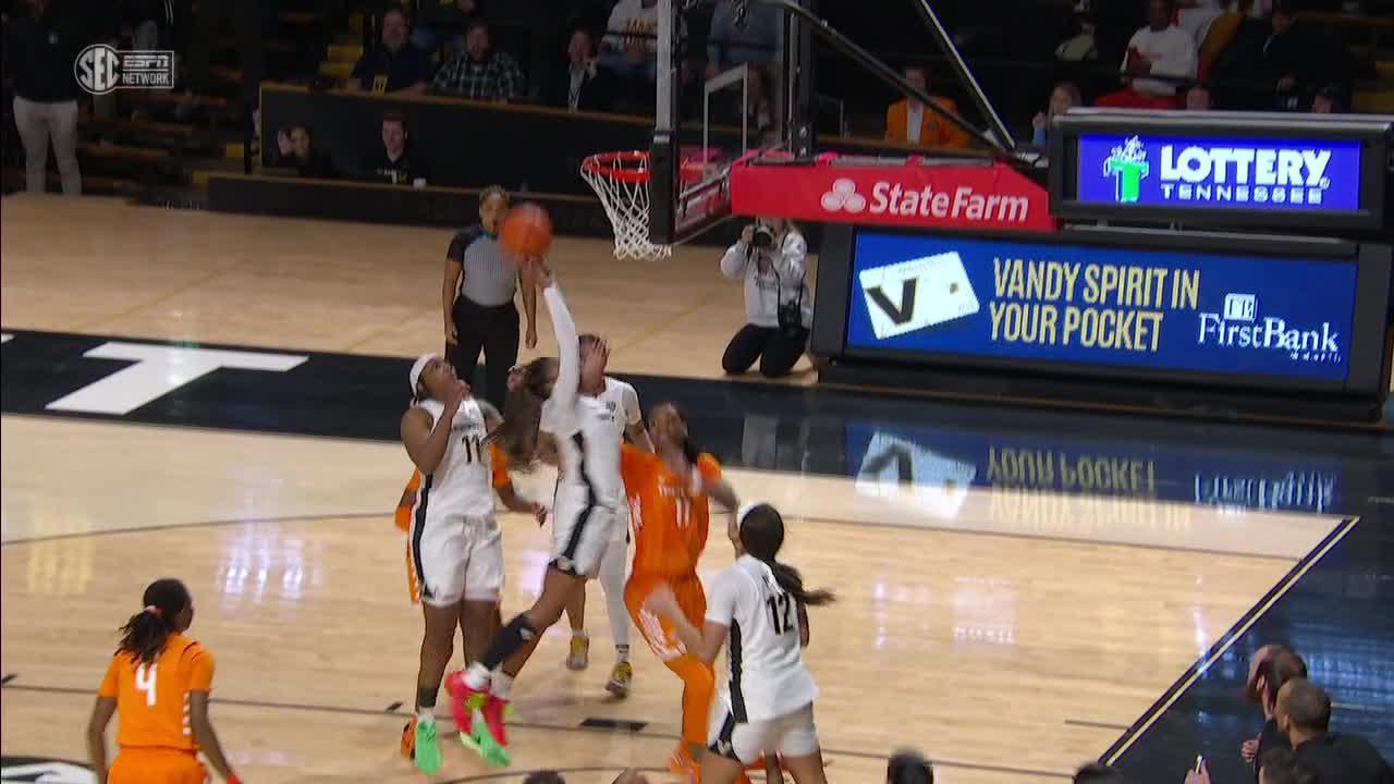 Vandy's Mikayla Blakes gets tip-in with under a second remaining to win it