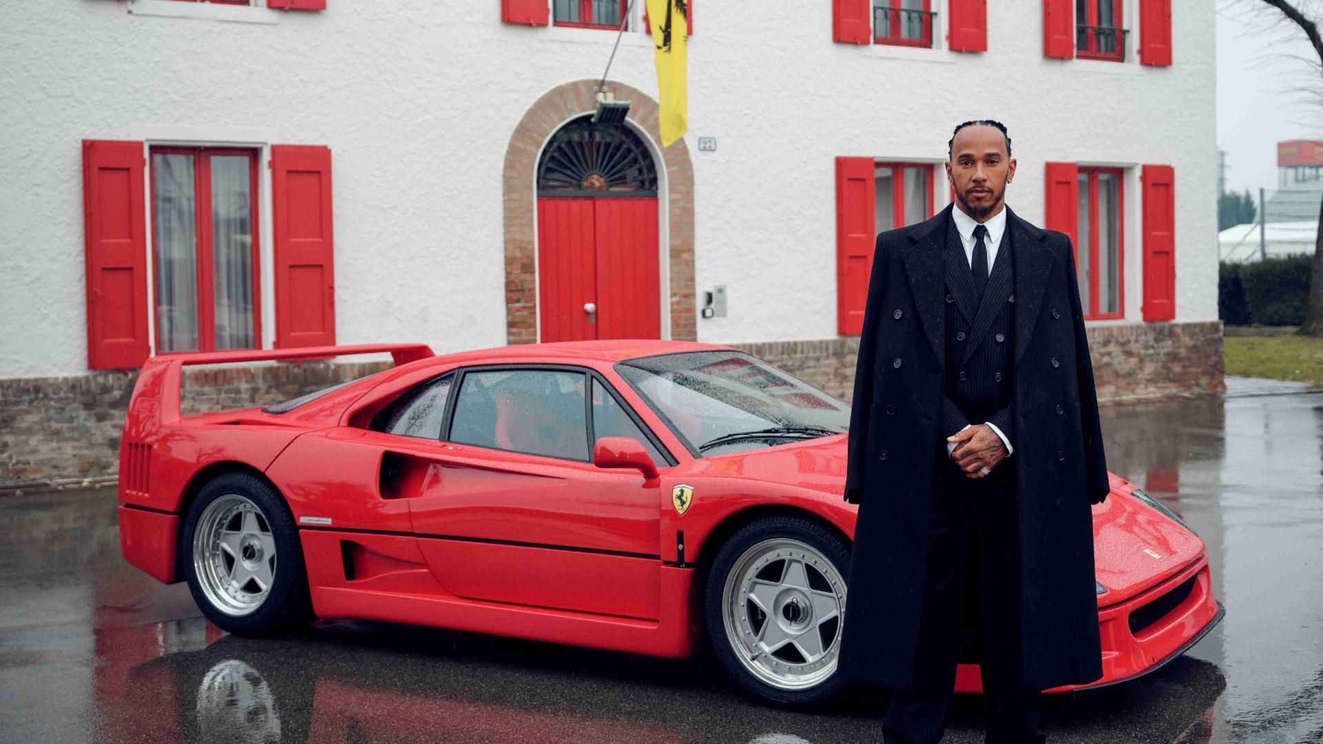 Behind the scenes of Lewis Hamilton's first day at Ferrari
