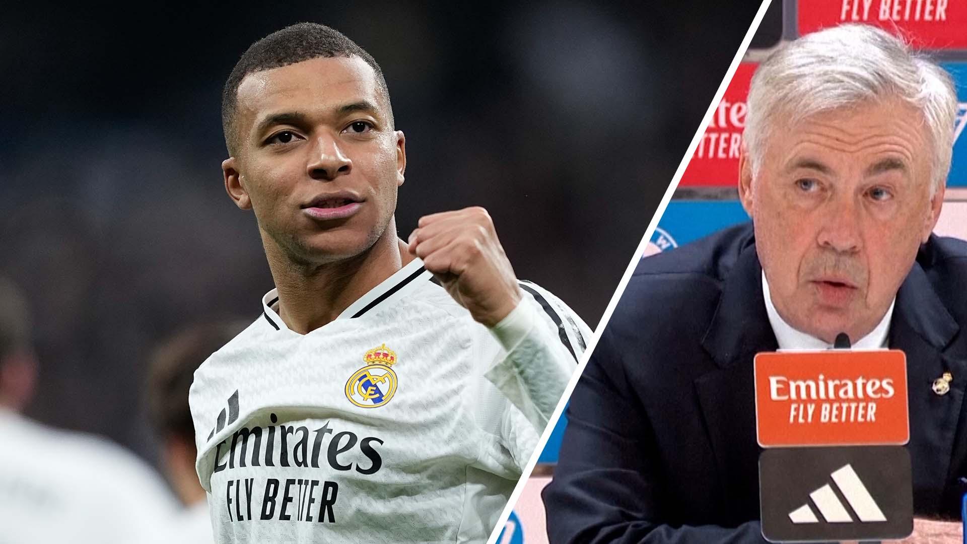 Ancelotti: Mbappé is the best striker in the world