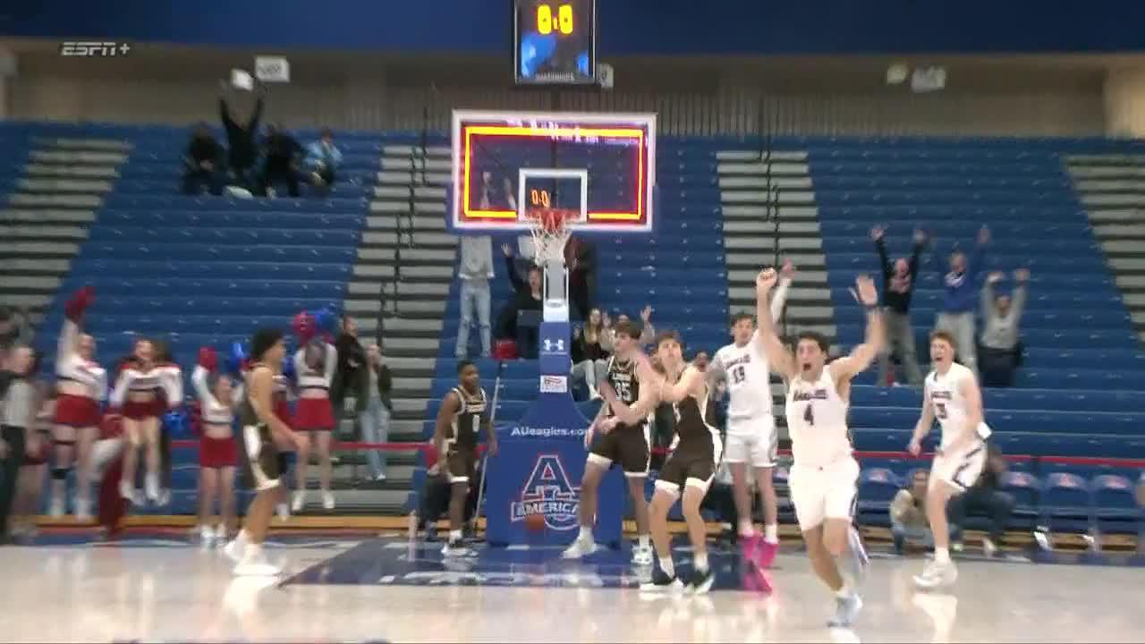 Lincoln Ball's buzzer-beater wins it for American