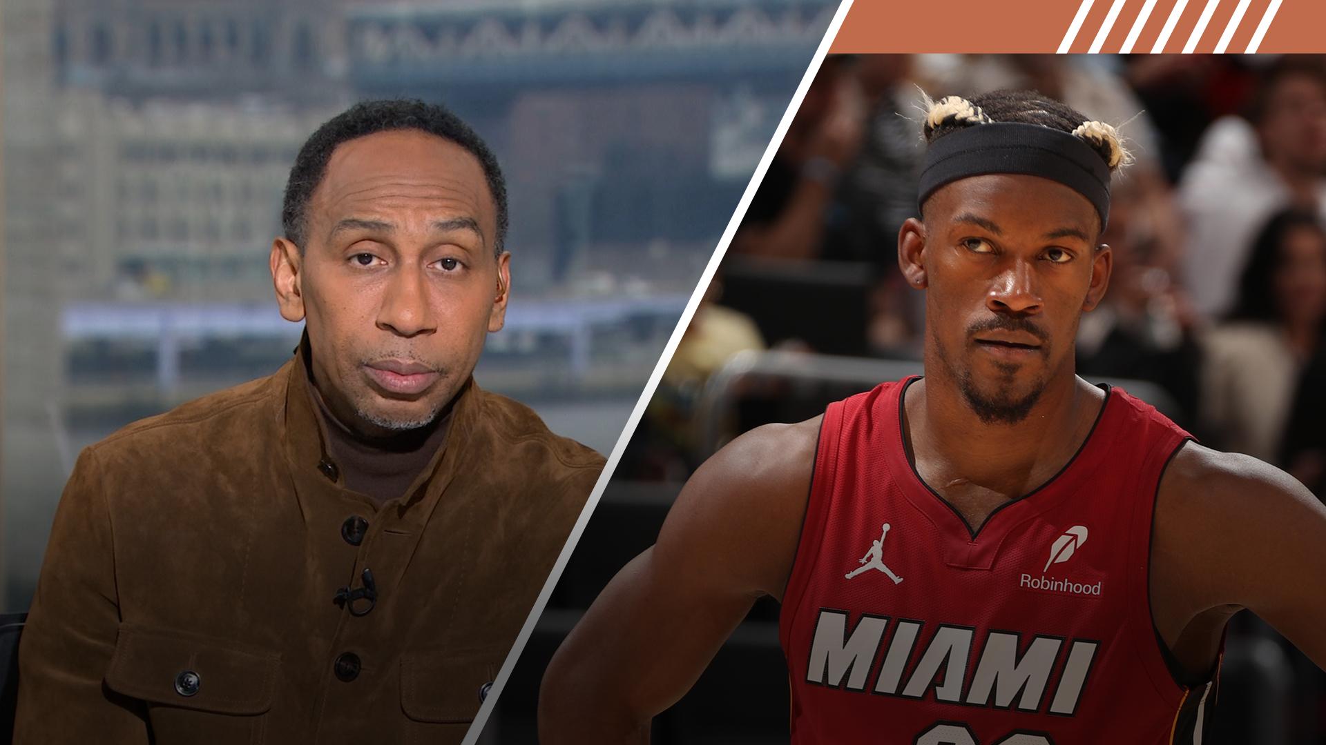 Stephen A. sends a public message to Jimmy Butler