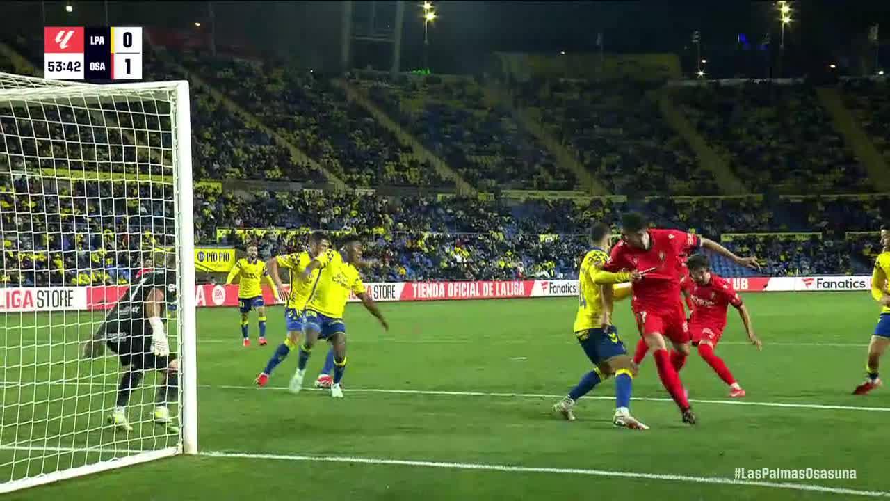 Aimar Oroz finds the back of the net for Osasuna