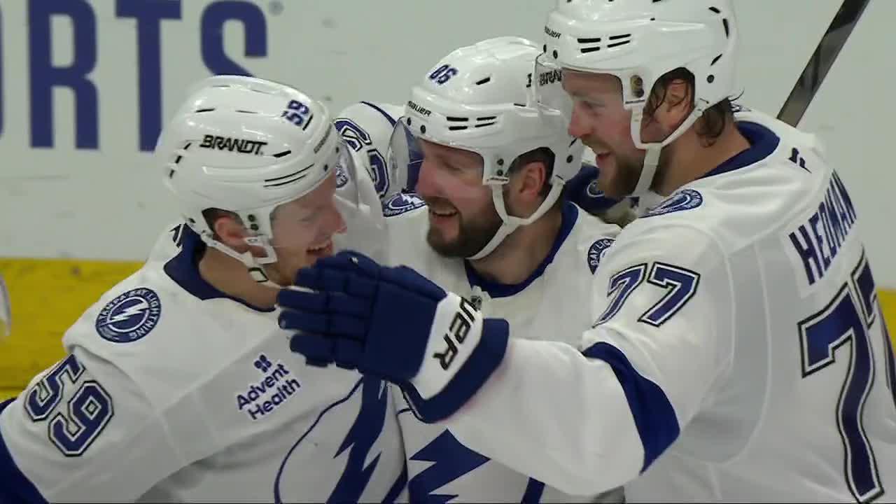 Lightning complete comeback with Kucherov's OT winner