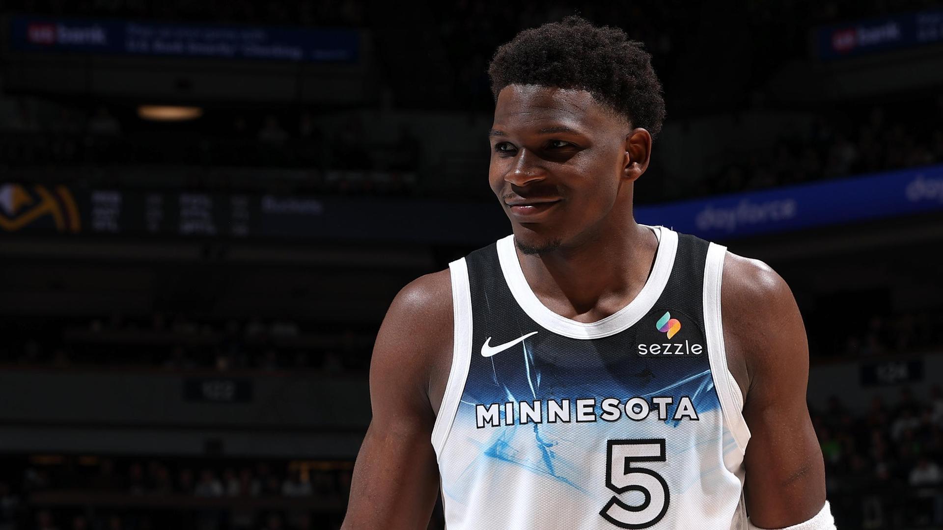 Ant passes KAT on logo 3 for all-time treys in Timberwolves history