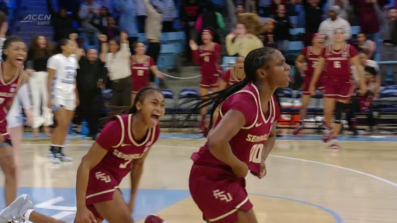 FSU upsets UNC after wild ending sequence