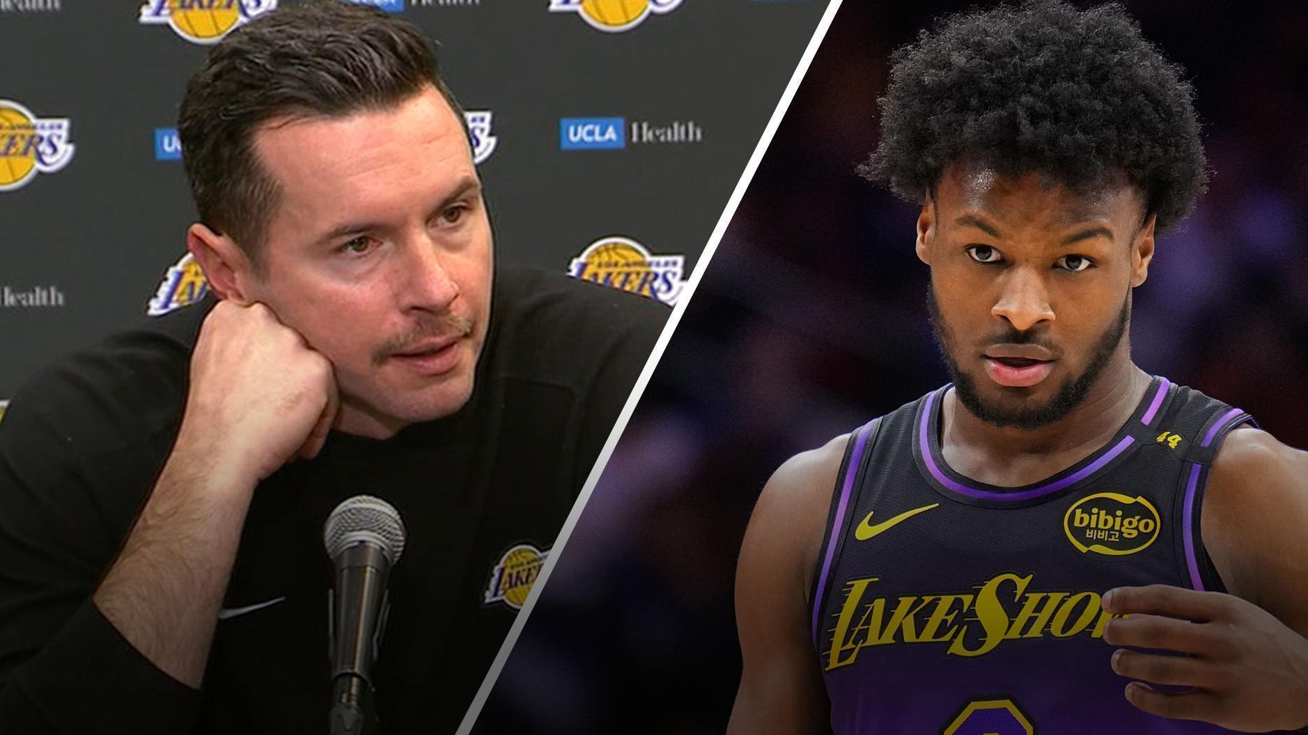 Redick details why he played Bronny early