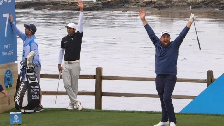 Shane Lowry is fired up after a hole-in-one